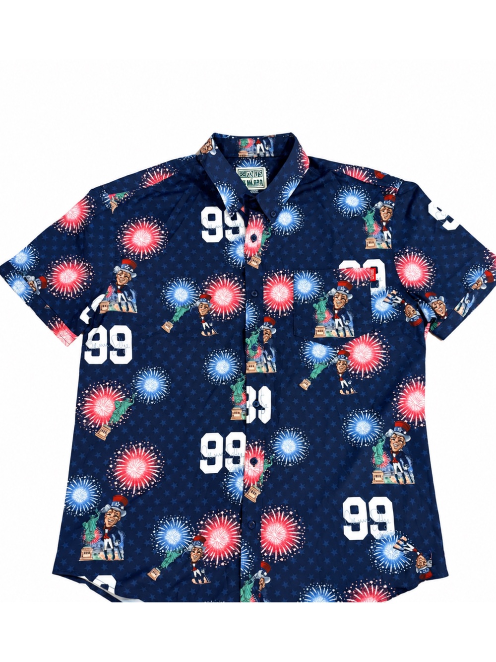 RSVLTS x MLBPA Aaron Judge #99 Yankees “Uncle Slam” Kunuflex Shirt XL Rare